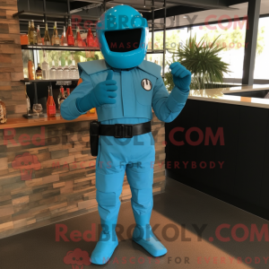Mascot karakter van een...