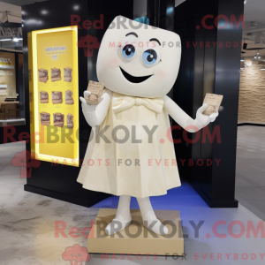 Mascot character of a White...
