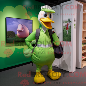 Maskot-karakter af en...