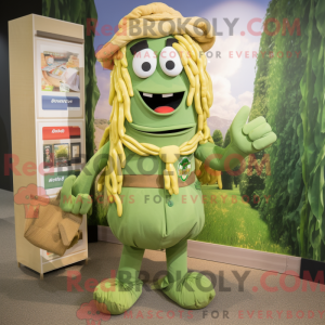 Mascot character of a Pesto...