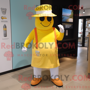 Mascottekarakter van een...
