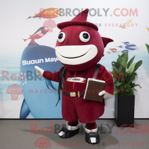 Mascot character of a...