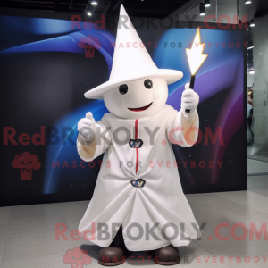 Mascot character of a White...