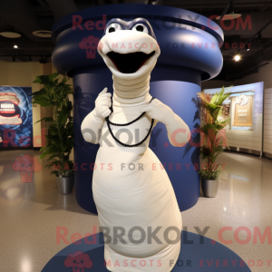 Mascot character of a Navy...