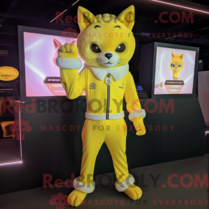 Mascottefiguur van een...
