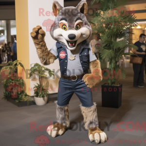 Mascot karakter van een Tan...