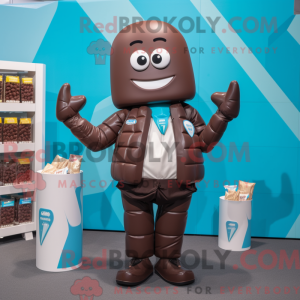 Mascottefiguur van een...
