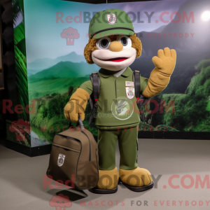 Mascottekarakter van een...
