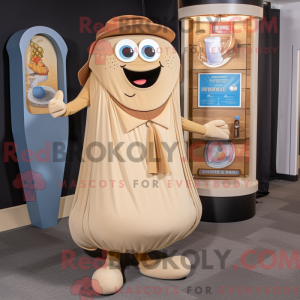 Mascot karakter van een Tan...