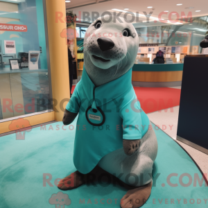 Postava maskota Teal Seal v...