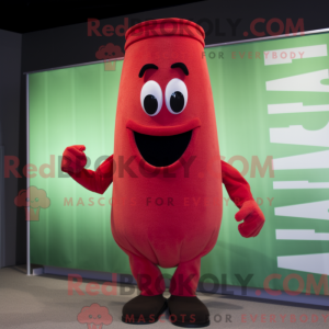 Mascot character of a Red...