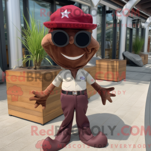 Mascot karakter van een...