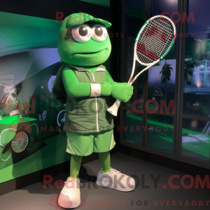 Mascot character of a Green...