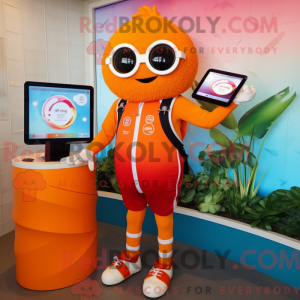 Postava maskota Orange...