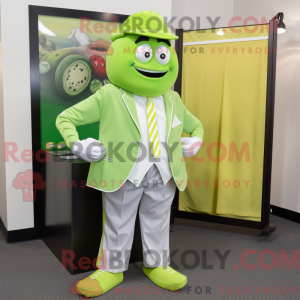 Mascot character of a Lime...