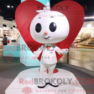Mascot character of a White...