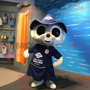 Mascot character of a Navy...