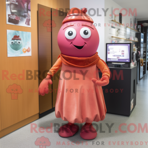 Mascot-karakter af en Rust...