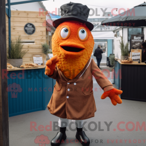 Mascot character of a Rust...