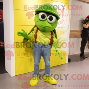 Mascot character of a Lime...