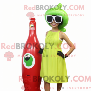 Mascot character of a Lime...