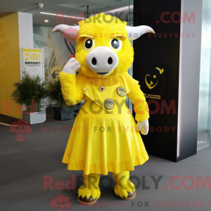 Mascot character of a Lemon...