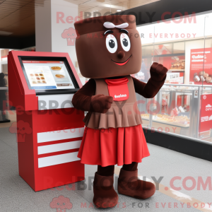 Mascot character of a Red...