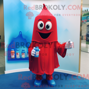 Mascot character of a Blue...