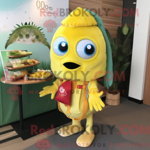 Mascot character of a Lemon...
