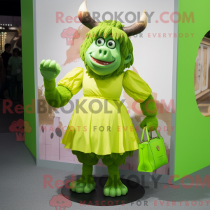 Mascot character of a Lime...