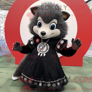 Mascot character of a Black...