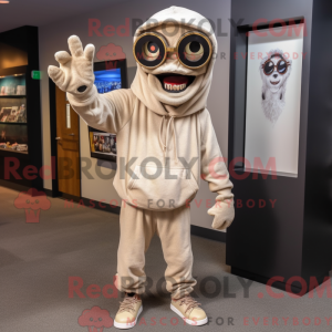 Mascot karakter van een Tan...