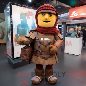 Mascottefiguur van een...