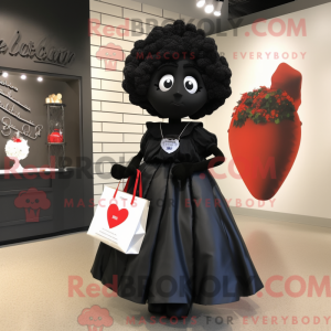 Mascot character of a Black...