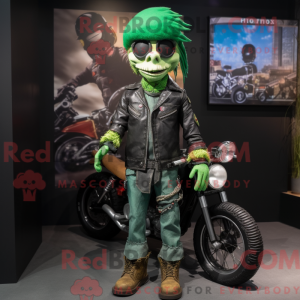 Mascot character of a Green...