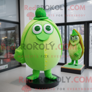 Mascot character of a Lime...