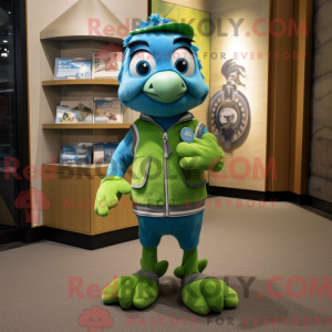 Mascot character of a Lime...