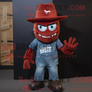 Mascottefiguur van een...