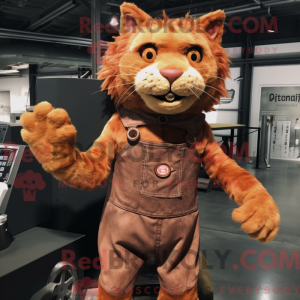 Mascot karakter van een...