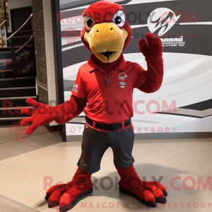 Mascot character of a Red...