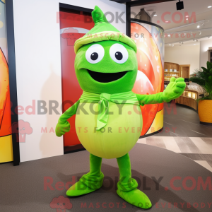 Mascot character of a Lime...