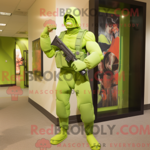 Mascot karakter van een...