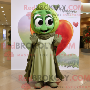 Mascot character of a Olive...