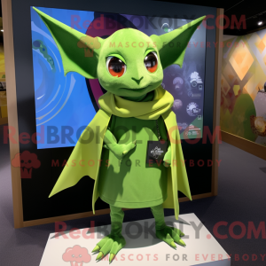 Mascot character of a Green...