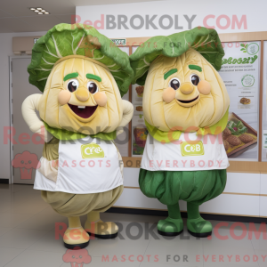 Mascot karakter van een...