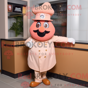 Mascot character of a Peach...