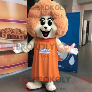 Mascot character of a Peach...