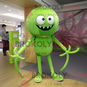 Mascot karakter van een...