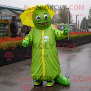 Mascot character of a Lime...