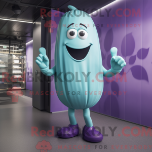 Mascot character of a Cyan...